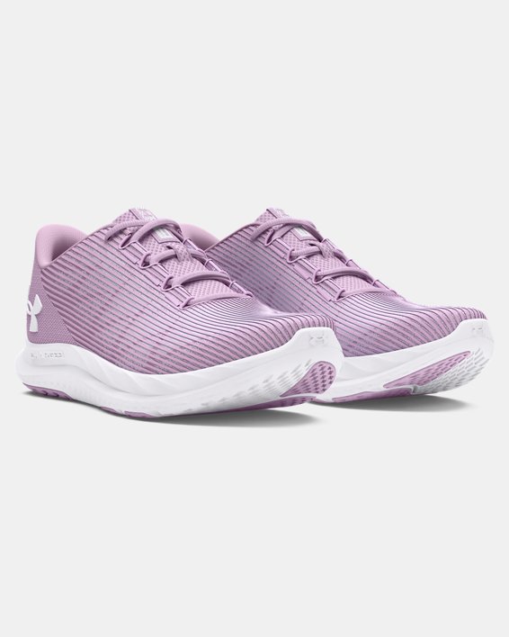 Women's UA Speed Swift Running Shoes in Purple image number 3